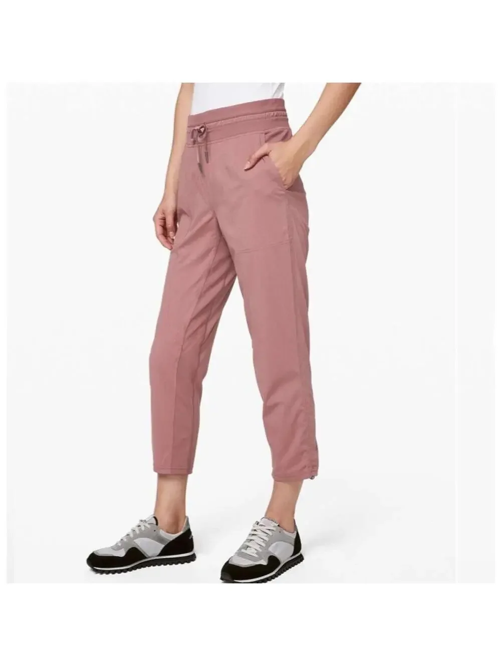 Lululemon Women's Dance Studio Crop Pants Red Dust 2 Yoga